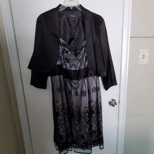 Formal Flower Dress and Jacket set